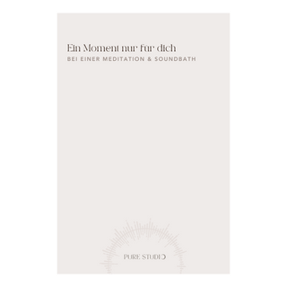 Gutschein: Meditation & Soundbath